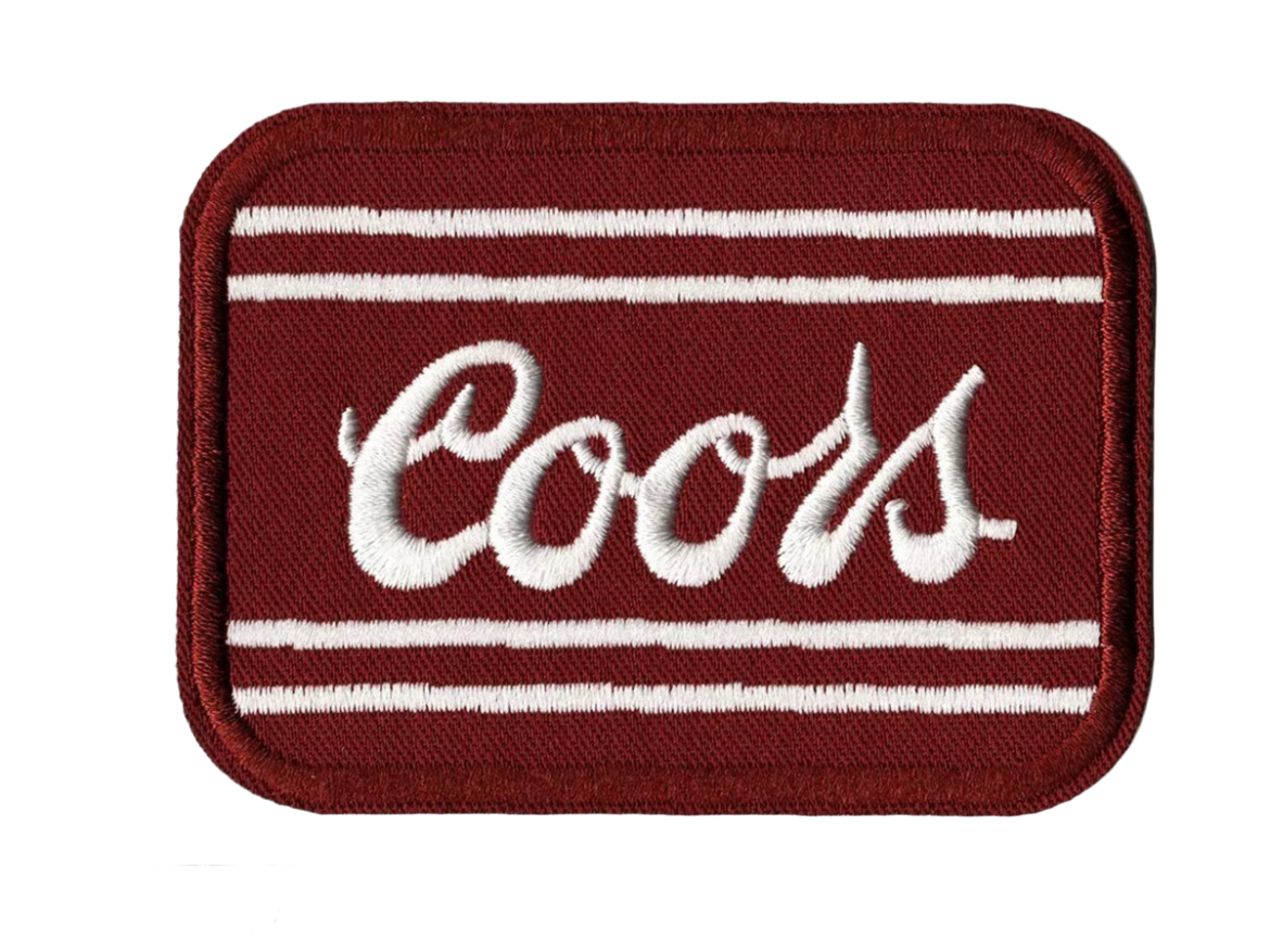 Coors Iron On Patch Beer Vintage