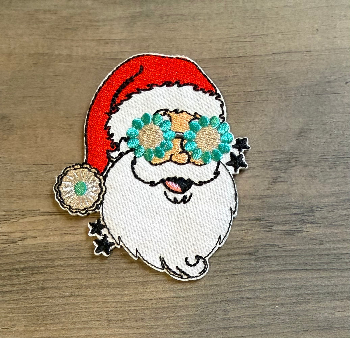Santa Turquoise Patch