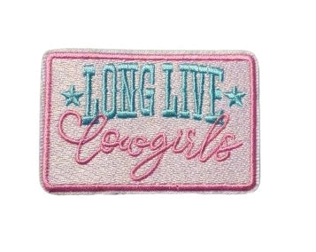 Long Live Cowgirls Pink Patch 15a