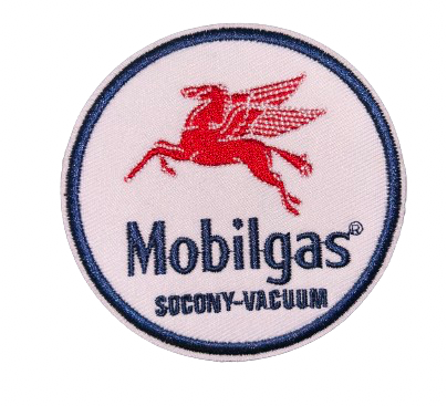 Mobil Gas Pegasus Iron On Embroidered Patch NEW!