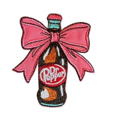 Dr Pepper Bottle Bow Patch 5l