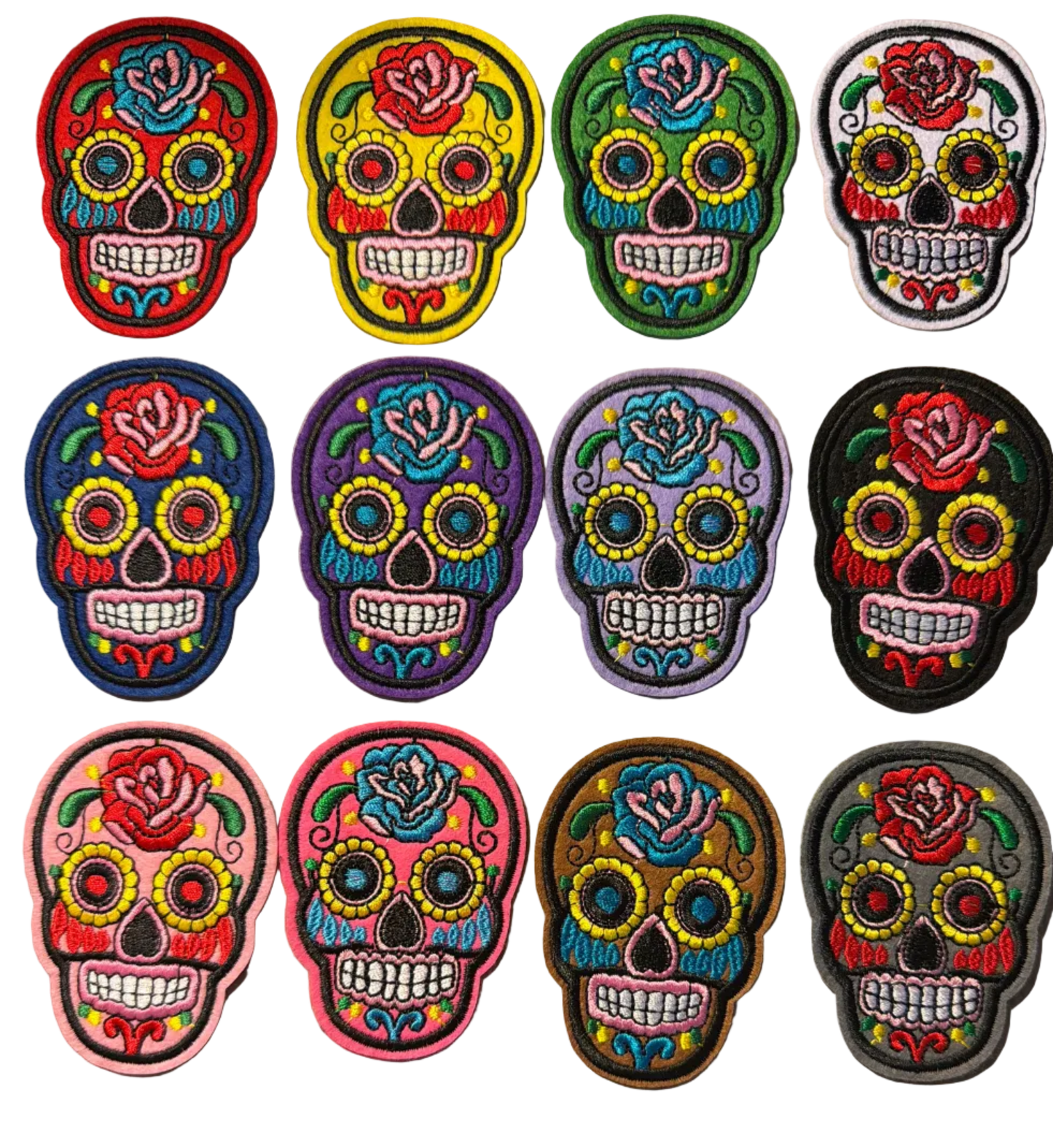 Sugar Skull Patch 17x