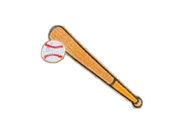 Baseball Bat and Ball Patch