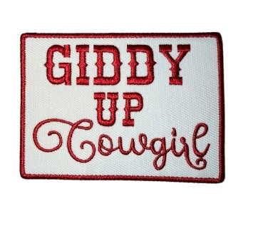 Giddy Up Cowgirl Patch