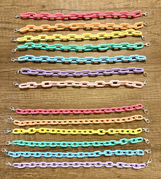 Pastel Matte Link Chain Small or Large