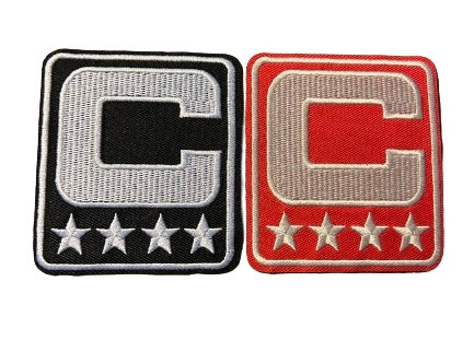 Captain Football Jersey Patch Iron On Embroidered