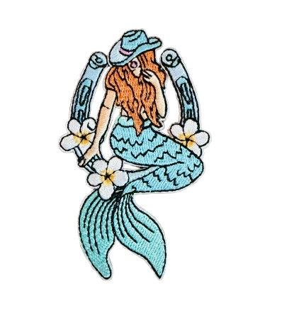 Mermaid Horseshoe Patch