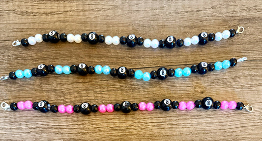 8 Ball Beaded Chain