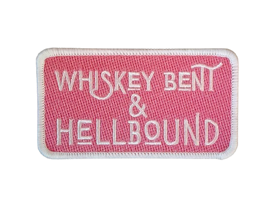 Whiskey Bent & Hellbound Pink Patch