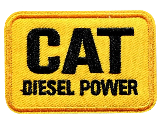 CAT Caterpillar Patch Iron On Patch Diesel Power Ready Brand New - Dozer Diesel Dump Truck Heavy Equipment