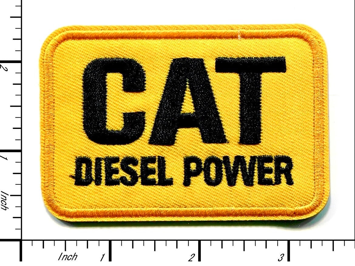 CAT Caterpillar Patch Iron On Patch Diesel Power Ready Brand New - Dozer Diesel Dump Truck Heavy Equipment