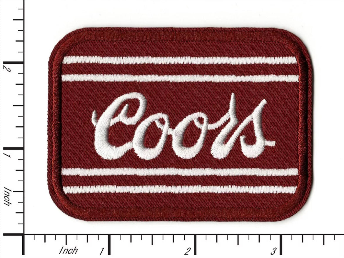 Coors Iron On Patch Beer Vintage