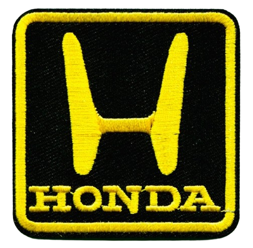 Honda Motor Bike Embroidered Patch - 4 Inches Wide - Iron On Or Sew On - Cloth Badge