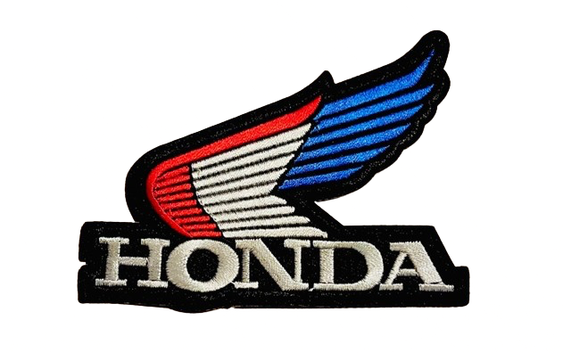 Honda Motorcycle Car Iron-On / Sew-On Embroidered Patch Badge | 9cm X 2cm, Cloth, UK Made