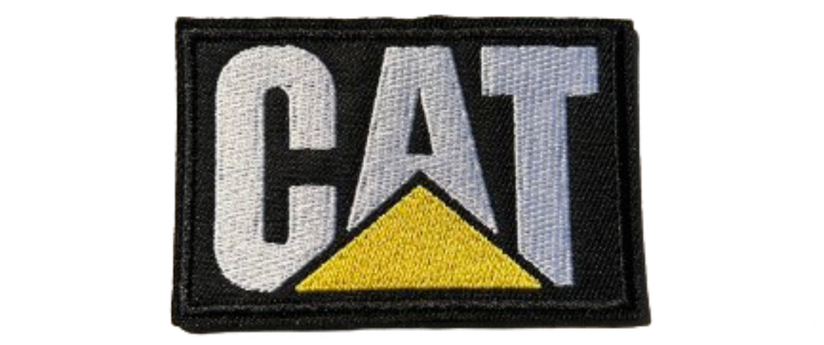 CAT Iron on Patch - Pick Your Color