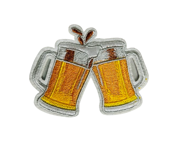 Beer Mug Iron on Patch Filler Patch