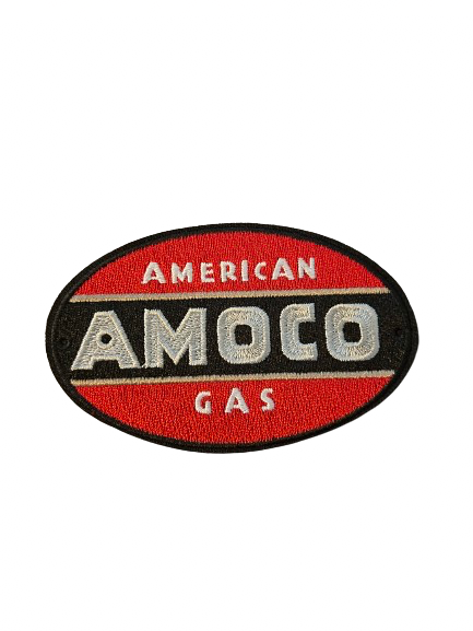 AMOCO Patch American Gas Iron On Ready Embroidered Motor Oil NEW Gasoline