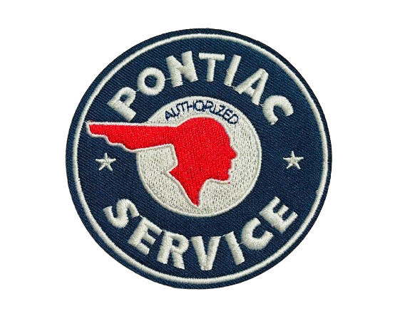 PONTIAC SERVICE Patch Iron On Ready 3” Brand New