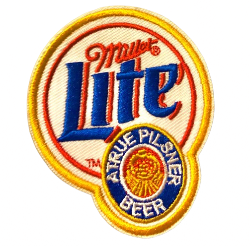 MILLER LITE Beer Patch Iron On Ready Brand New Light