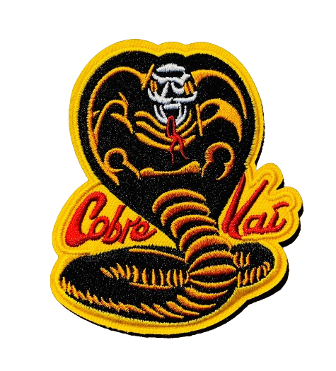 COBRA KAI Patch Iron On Ready Karate Kid Movie Brand New AMAZING Quality! Ready To Ship!