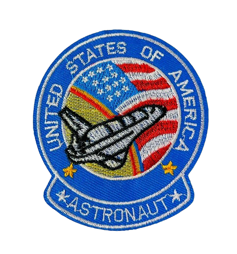 Astronaut Patch Iron on Ready UNITED STATES SPACE Patch Brand New Usa Costume Halloween