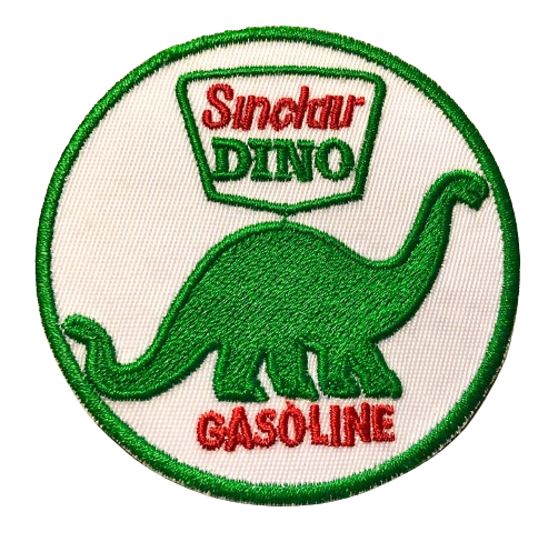 SINCLAIR Patch Gas Patch Iron On Ready Brand New Vintage Antique Dinosaur Logo Petroliana Fuel Oil