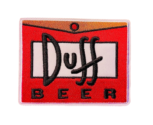 DUFF BEER Patch Iron On Ready Brand New Wave Logo Simpsons