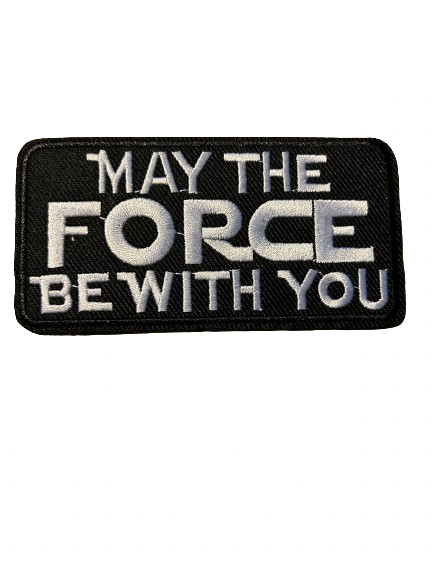 Star Wars Iron On Patches - Your Choice - May The FOrce Be With You, BB8, Mandalorian