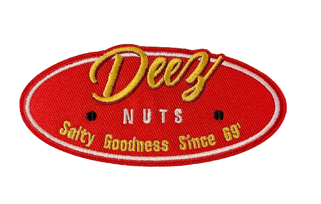 DEEZ NUTS Patch Iron On Ready Brand New Salty Goodness Since 69’