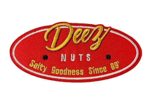 DEEZ NUTS Patch Iron On Ready Brand New Salty Goodness Since 69’