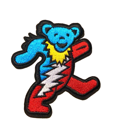 GRATEFUL DEAD Bear Dancing Bear 3” Patch Iron On Ready Brand New