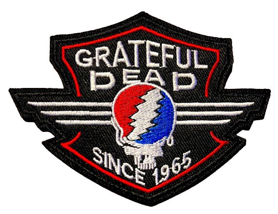 GRATEFUL DEAD Wings Since 1965 Patch Iron On Ready Brand New