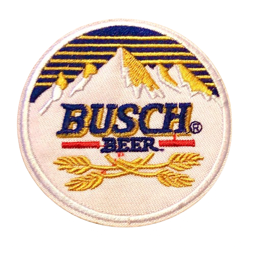 BUSCH BEER Patch Iron On Ready Brand New