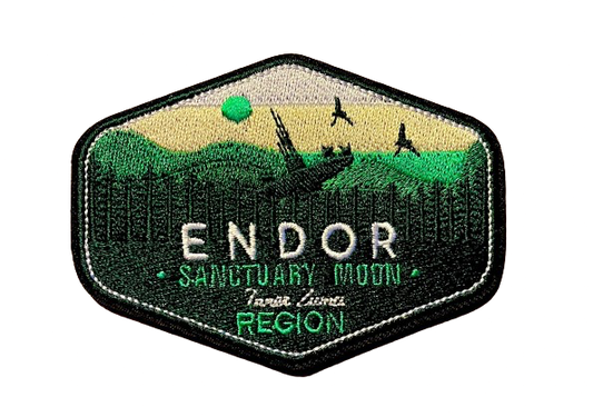 Endor Patch Embroidered Patch Iron On Ready Star Wars Planet Sanctuary Moon Amazing Quality!