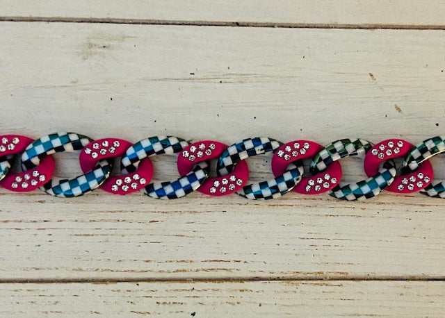Checkered, Leopard and Bling Chains