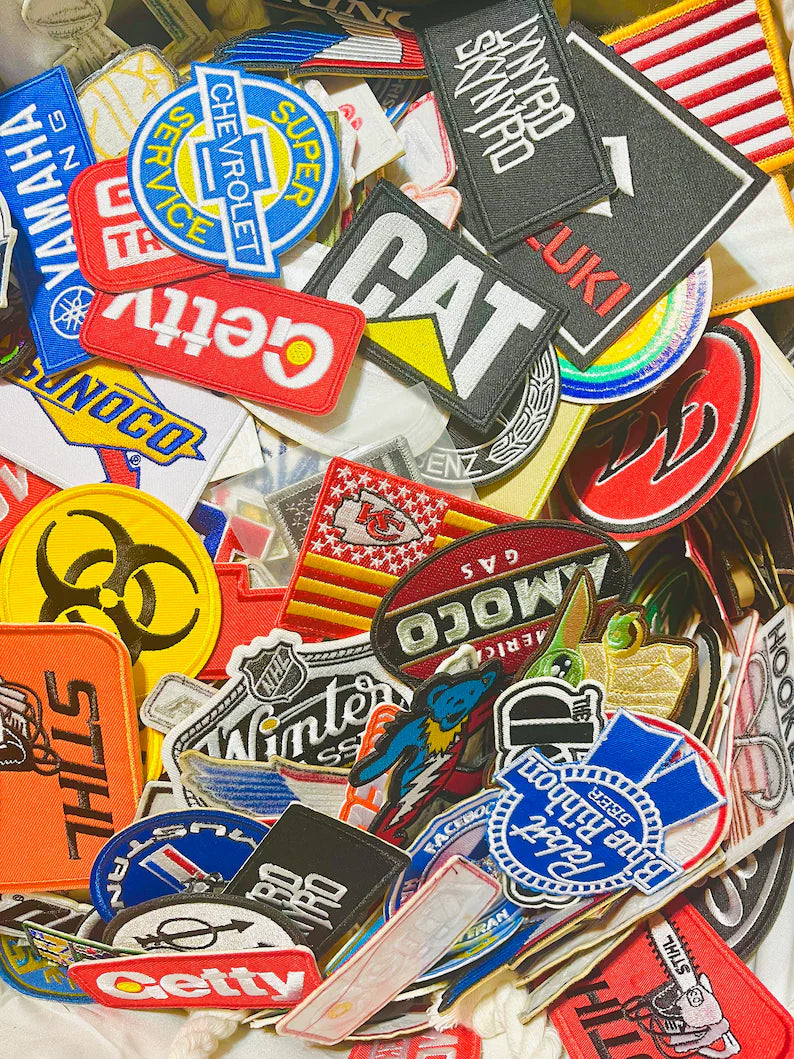 Embroidered Patches Mixed Random Lot