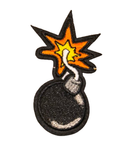 Bomb Patch dynamite Patch Iron on Patch Brand New Burn Firefighter explosion spark