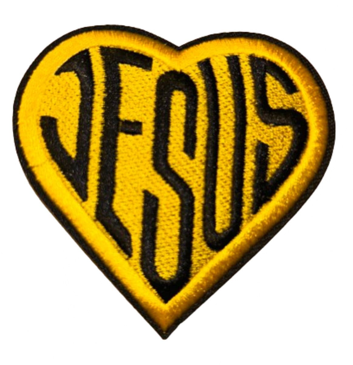 Jesus Heart Patch Iron On Embroidered Patch Hat Bar Filler Patch Christian God Church Cross