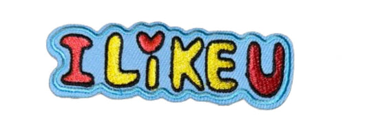 I Like You Patch Iron On Embroidered Patch Hat Bar Filler Patch Kindness Heart