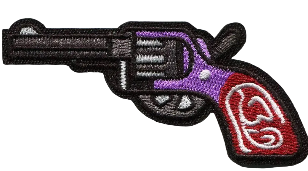 Purple Pistol Patch 16x