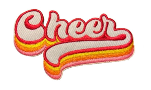 Cheer Iron On Ready Patch Embroidered Filler Patch Hat Bar Patch