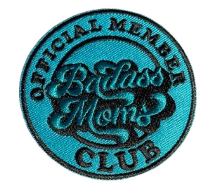 Official Member Badass Mom Club Iron On Ready Patch Embroidered Filler Patch Hat Bar Patch