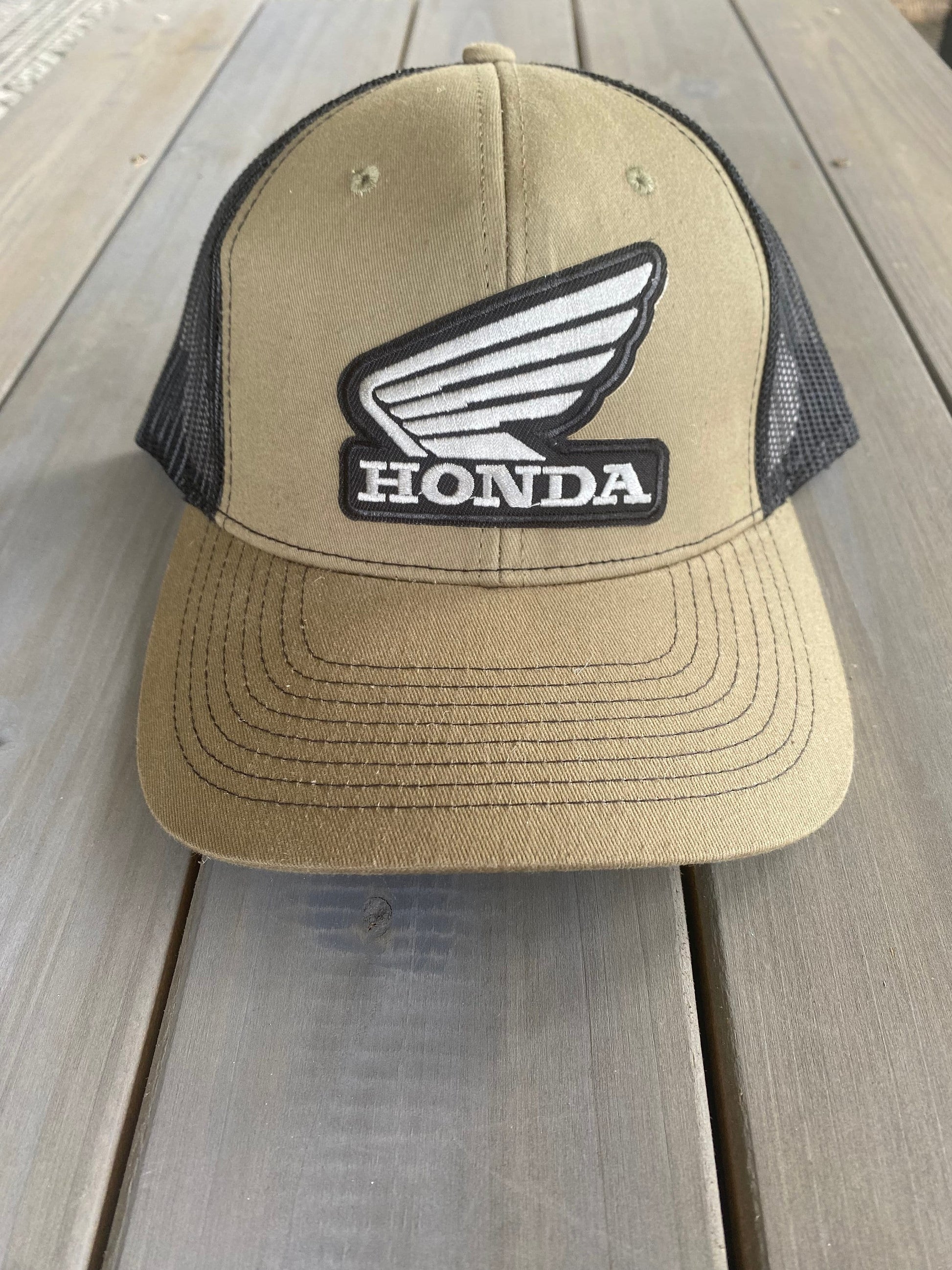 Honda Wing Structured Trucker Hat Racing Cap Unisex Adjustable Logo