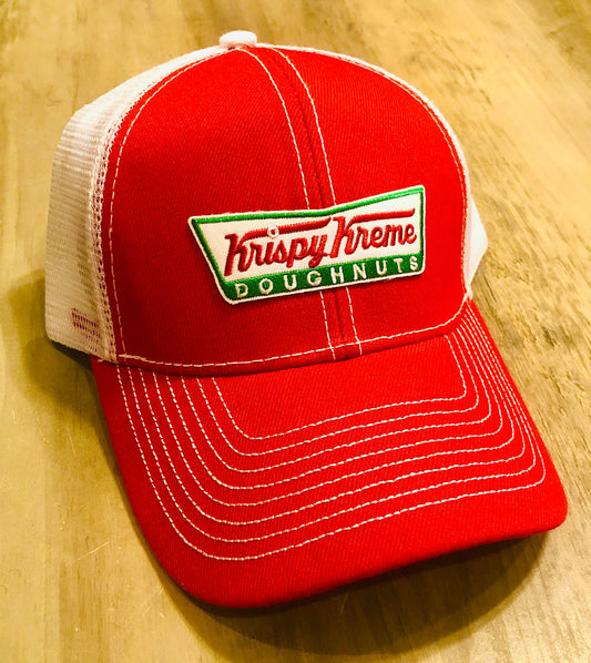 KRISPY KREME Donuts Hat Structured Cap Doughnuts Adjustable Unisex Mesh Donut Stocking Atuffer Gift Present