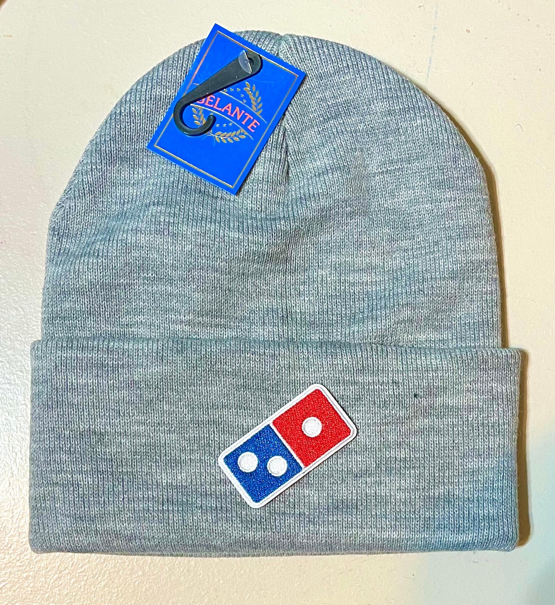 DOMINOS Pizza Patch Iron On Ready Patch Brand New Choice of Patch or Beanie !