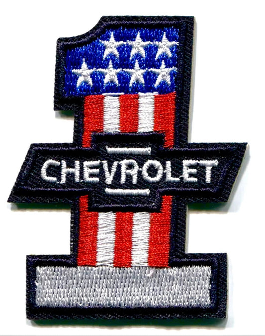 CHEVROLET Patch Chevy Patch #1 Iron On Ready Patch USA Flag Brand New America