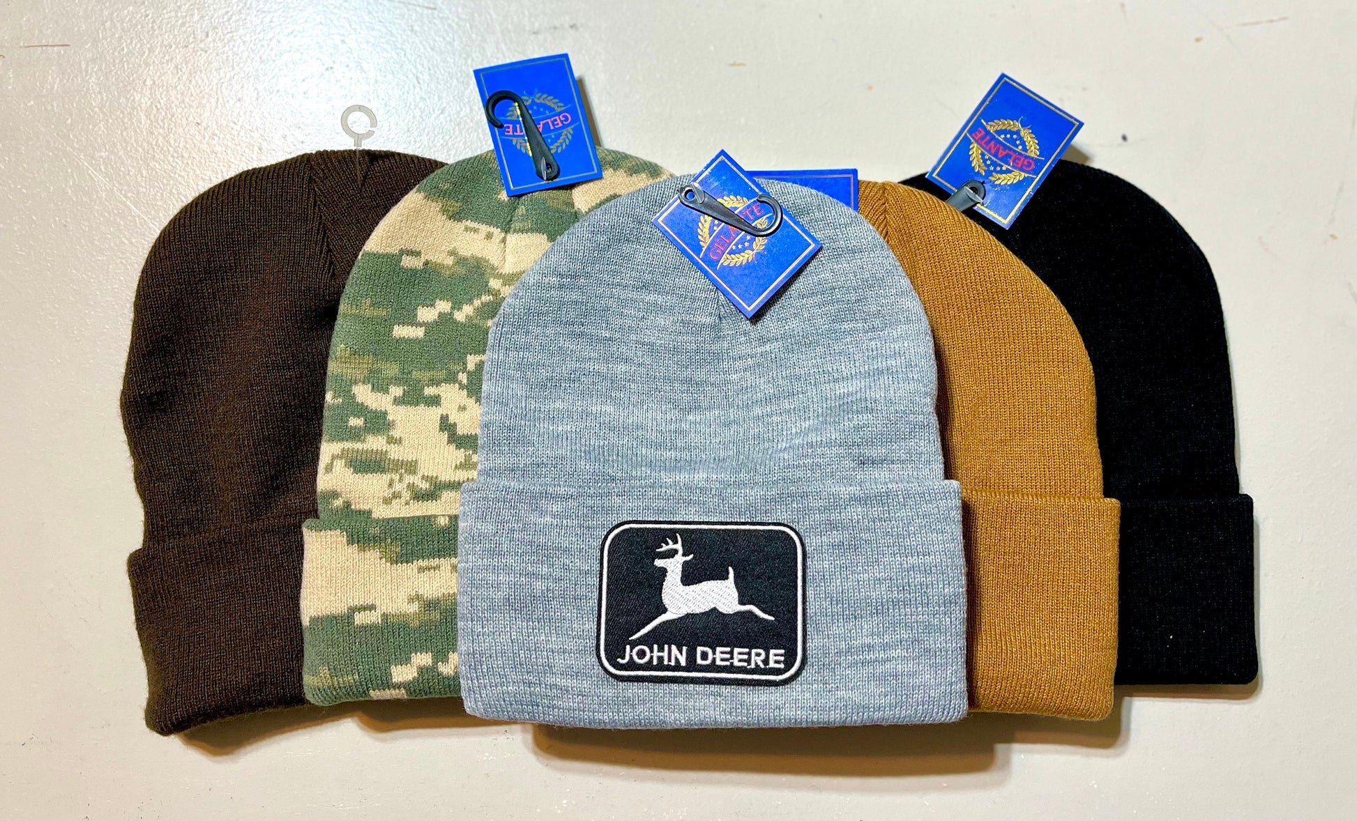 John Deere Beanie Toboggan Patch Style Winter Hat Unisex Cap Brand New Super Warm! Deer