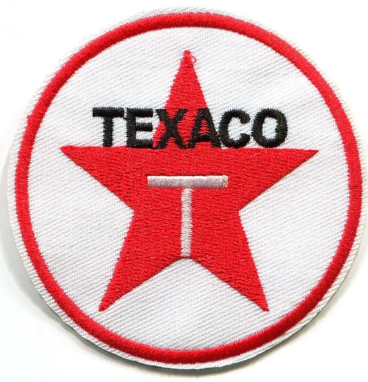 TEXACO Patch Gas Patch Iron On Ready Brand New Vintage Logo Fuel Antique Look