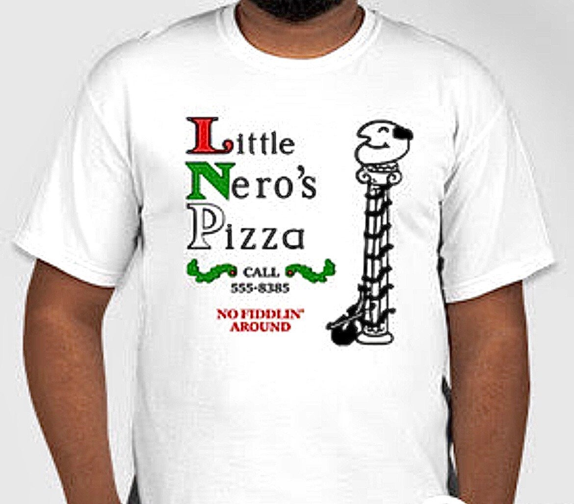 Little Nero’s Pizza Hat Brand New Cap Home Alone Pizza Christmas Movie Delivery Stocking Stuffer Foam Trucker Shirts Also Available Red