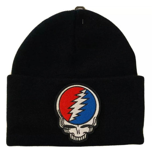 Grateful Dead Beanie Skull Toboggan Winter Cap Patch Style Steal Your Face Stealie Unisex Warm